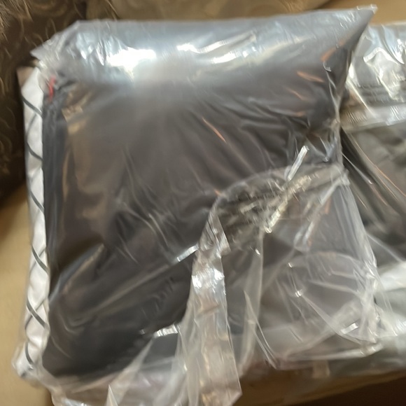 Brand new full size sheet sets, 4 pillows, curtains, and one comforter. All new - Picture 5 of 9